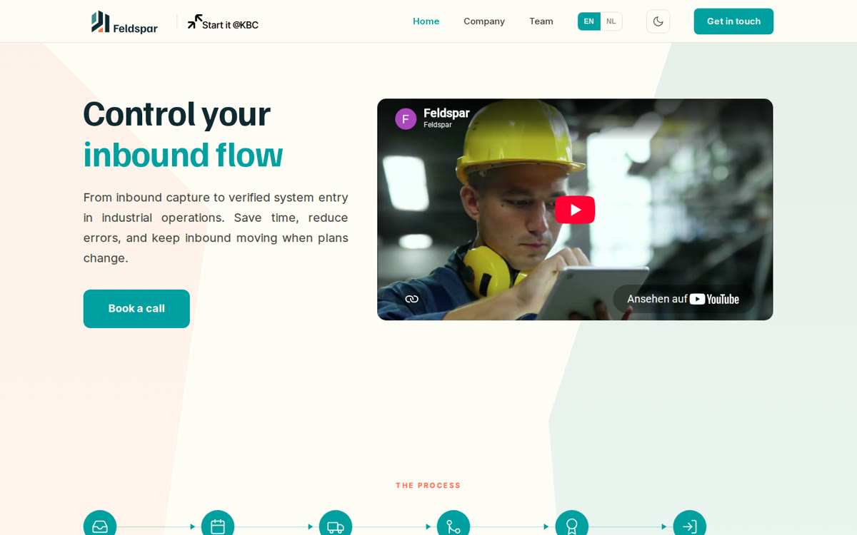 Screenshot of feldspar.be